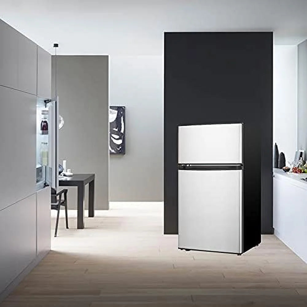 3.2 Cu.ft Mini Fridge with Freezer 2 Door Compact Refrigerator (Black) R57173