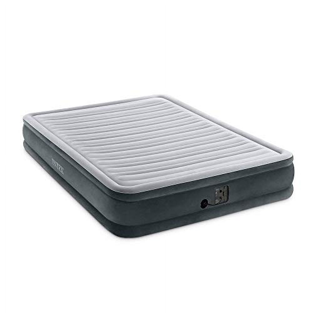 Queen Grey Airbed with Electric Pump W606