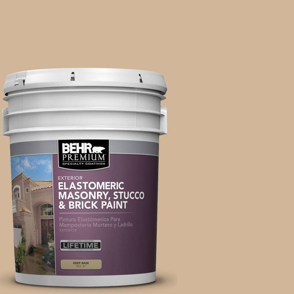 5 gal. Antique Gold Elastomeric Masonry Exterior Paint U24832