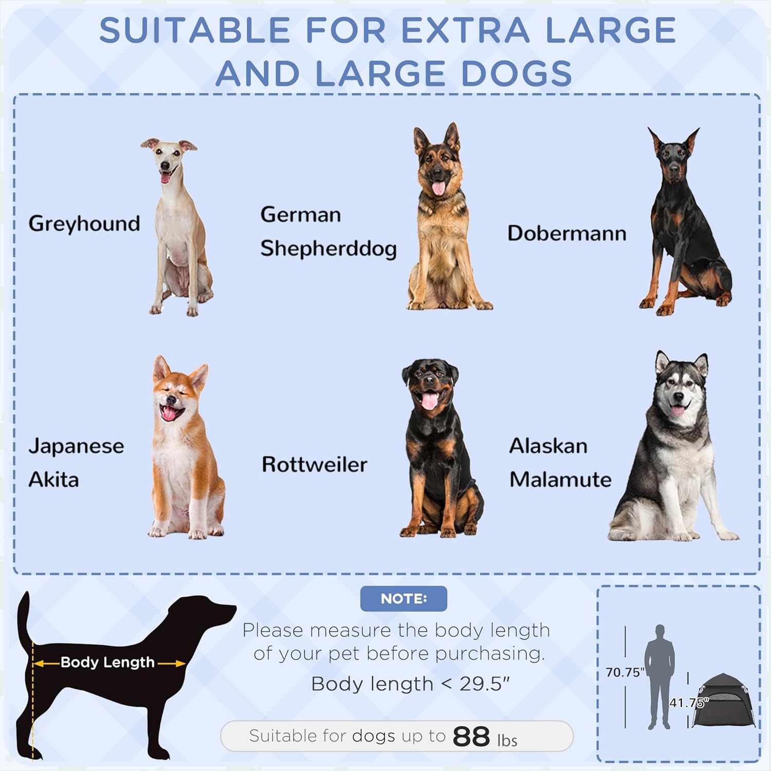 Dark Gray Pop Up Dog Tent with Carrying Bag A603873