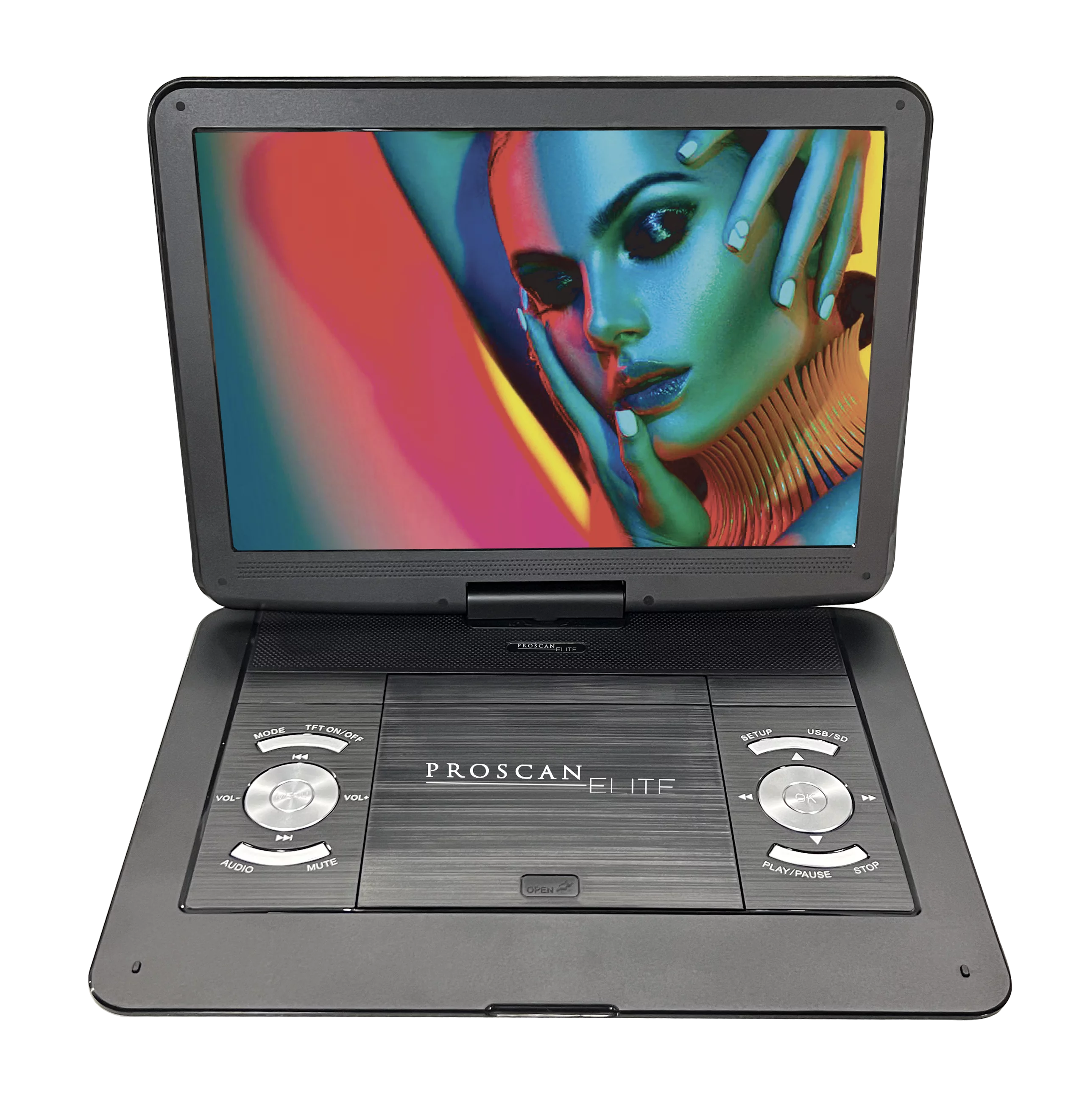 13.3 Portable DVD Player Black L423608