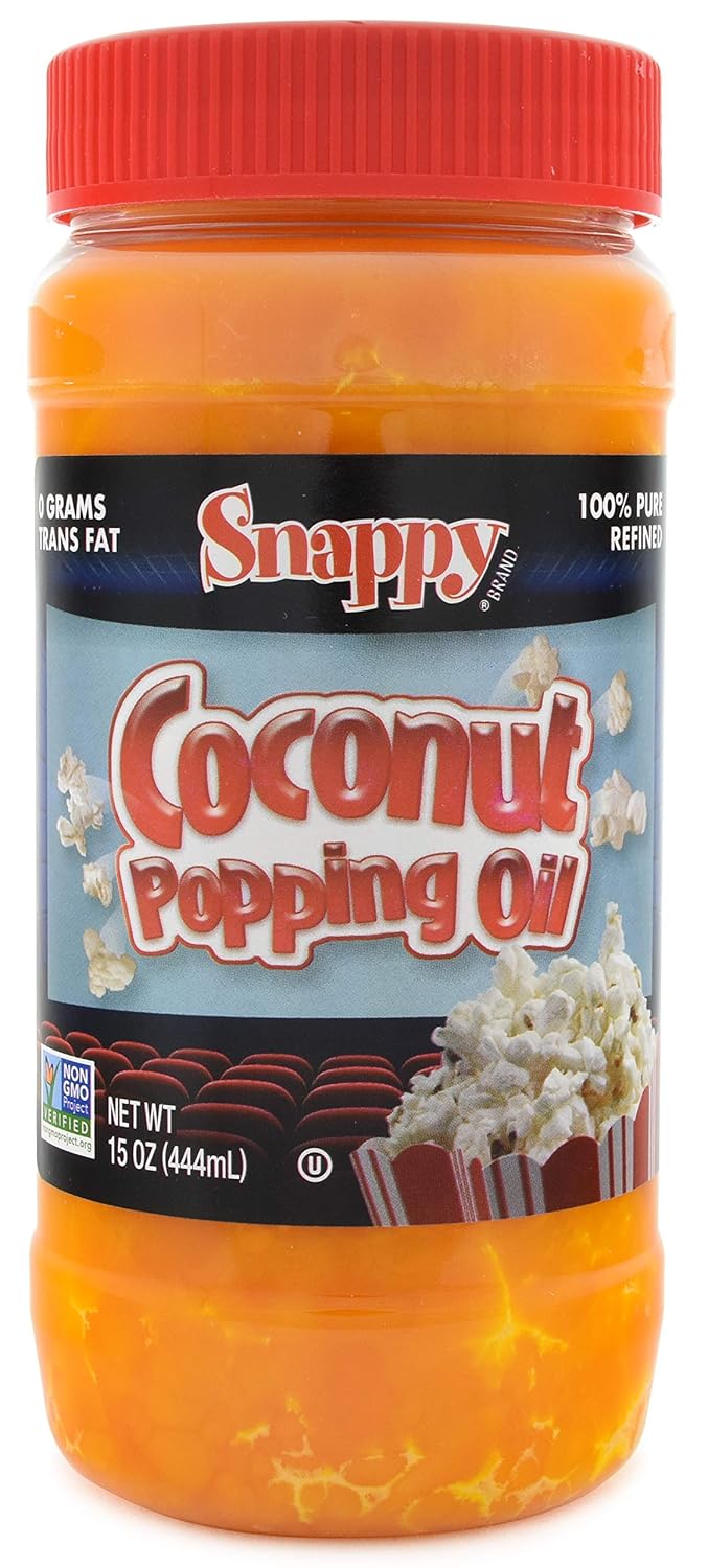 15 oz Coconut Popping Oil, 19 oz Popcorn Salt V224615