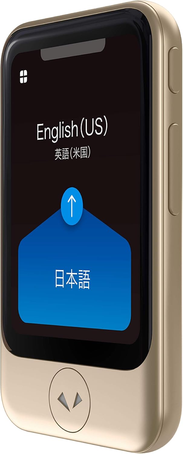 Gold Real Time Two-Way Voice Translator with Camera H79723