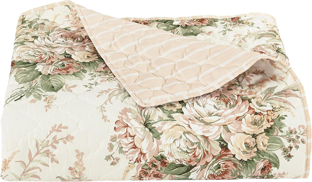 Coral Full/Queen 3Pc Quilt Set M523