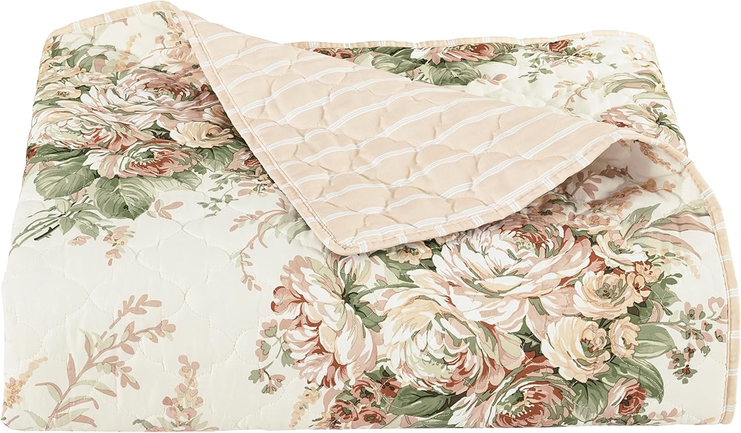 Coral Full/Queen 3Pc Quilt Set M523