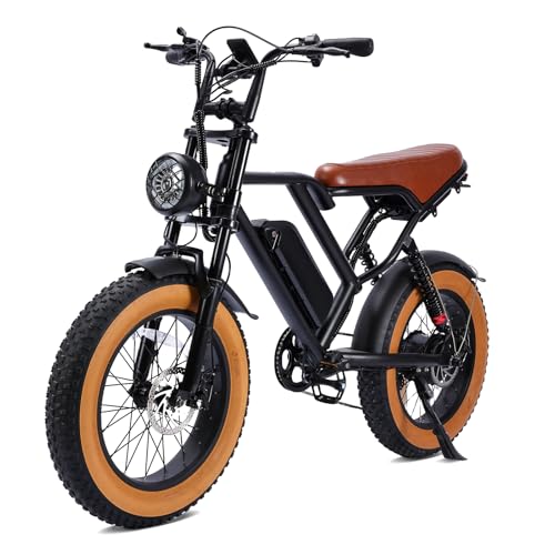 1000W 20" Fat Tire 48V 17.5AH Removable Battery Electric Bike M44800