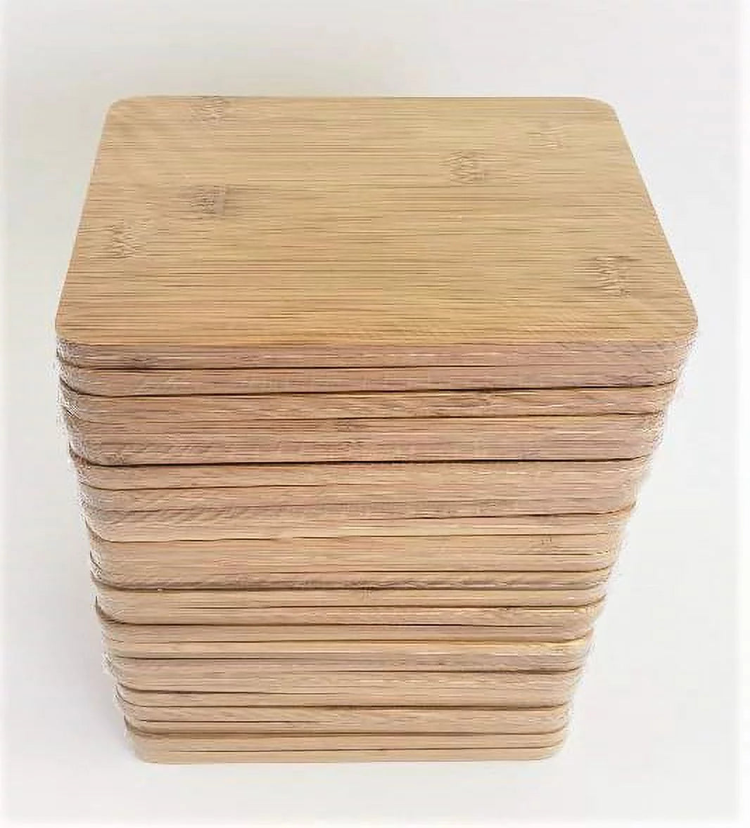 24 Pieces 8" x 6" Rectangular Plain Bamboo Cutting Board U718976