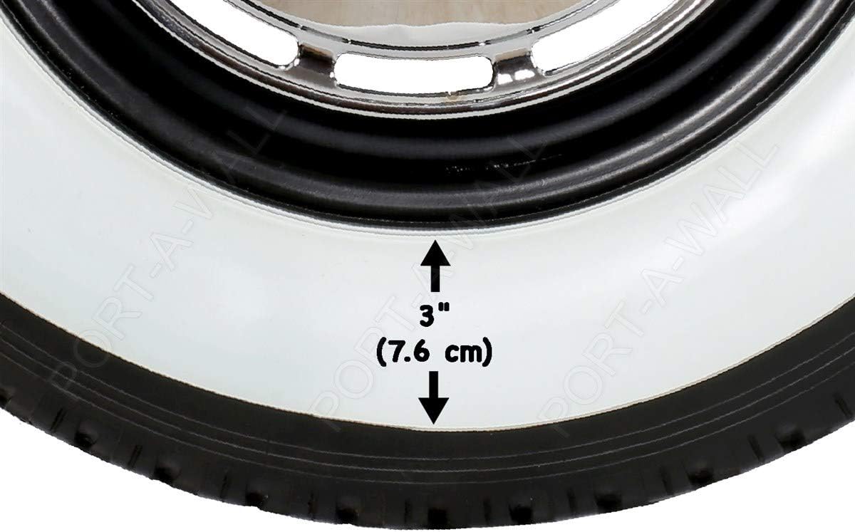 3" Wide White Wall Tire for 15" Tires R287