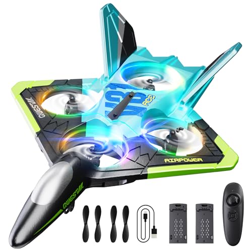 RC Plane with Camera Foam Remote Control Airplane Fighter Jet with Light Z531