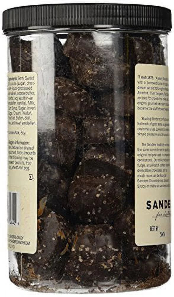 Dark Chocolate Sea Salt Caramels 36 ounces O9414