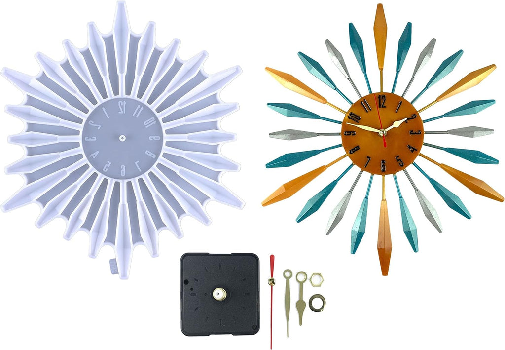 Silicone Clock Mold with Arabic Numerals F17416