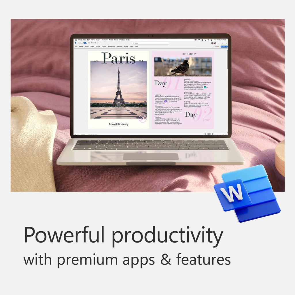 12-Month Subscription, 1 person, Premium Office apps, 1TB OneDrive cloud storage P12565