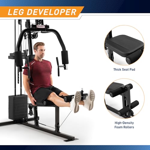 Multifunctional Workout Station 100lbs to 200lbs Stack Home Gym W8663