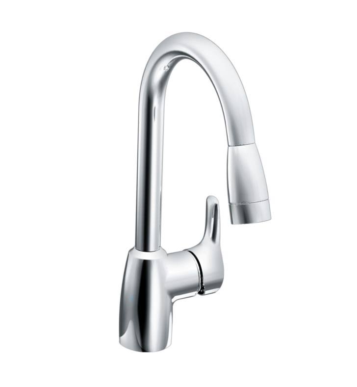 One-Handle Pullout Kitchen Faucet Classic Stainless X315