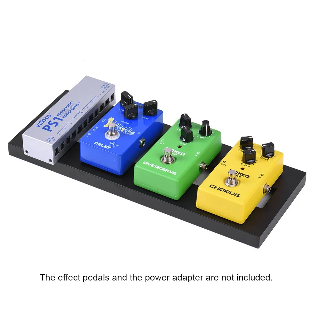 Mini Aluminum Alloy Guitar Pedal Board with Carrying Bag T107130