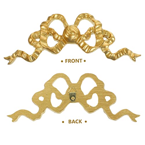 Golden Resin Bow Wall Decor J88971