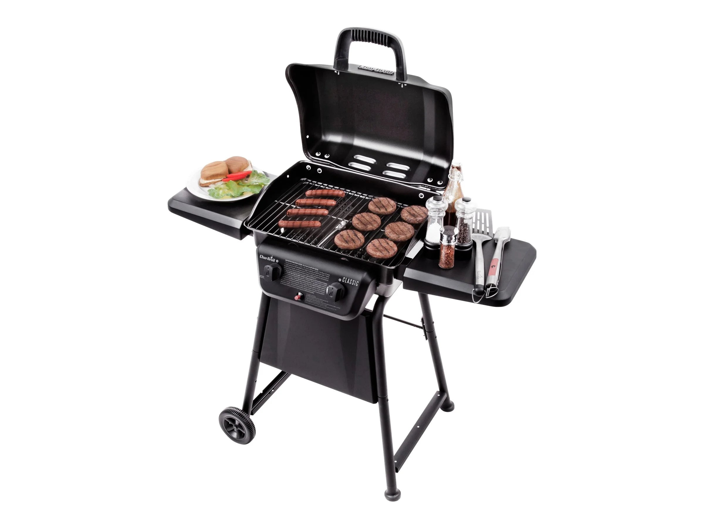 Black Gas Barbeque Grill 280 sq.in R1682