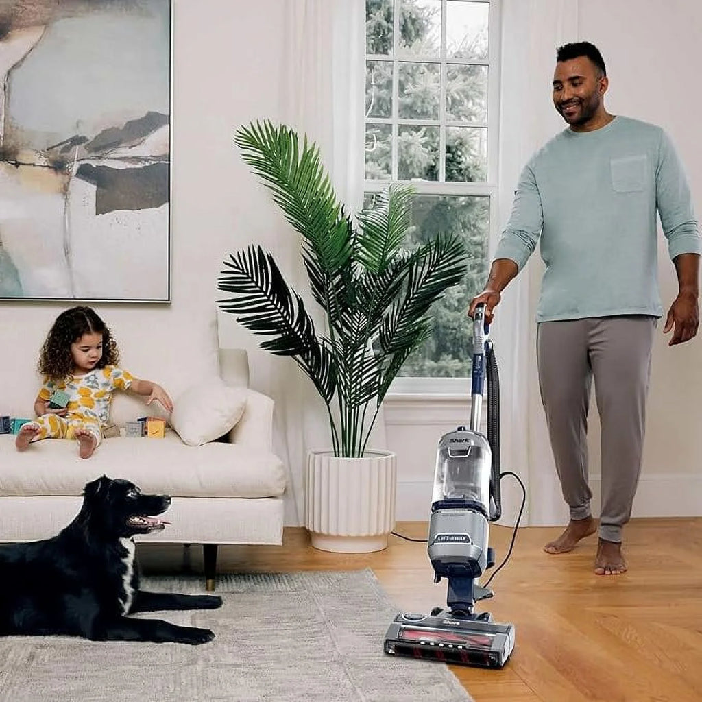 Open Box Navy Upright Vacuum Q517480