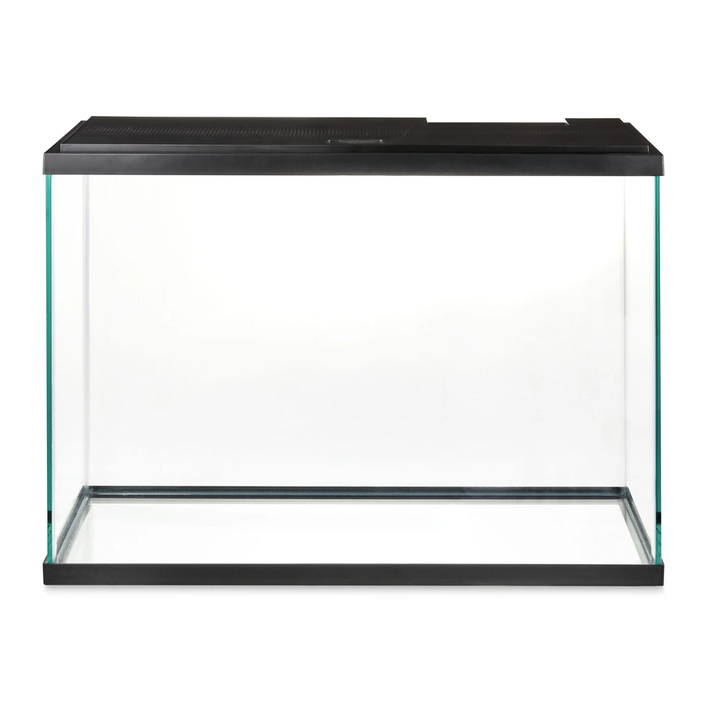 Black 29 Gallon Glass Aquarium Starter Kit Q923