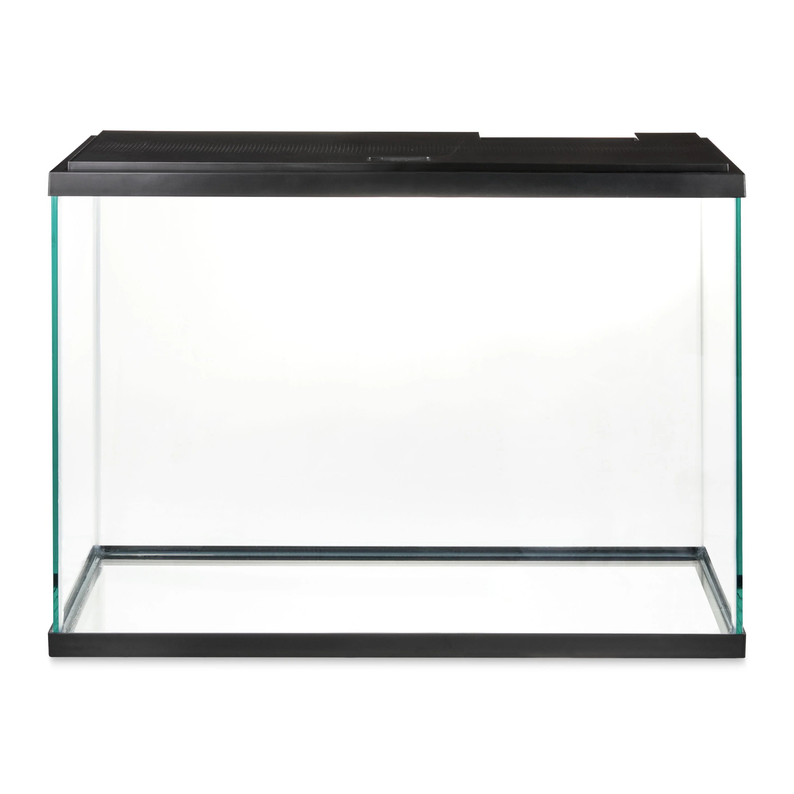 Black 29 Gallon Glass Aquarium Starter Kit Q923