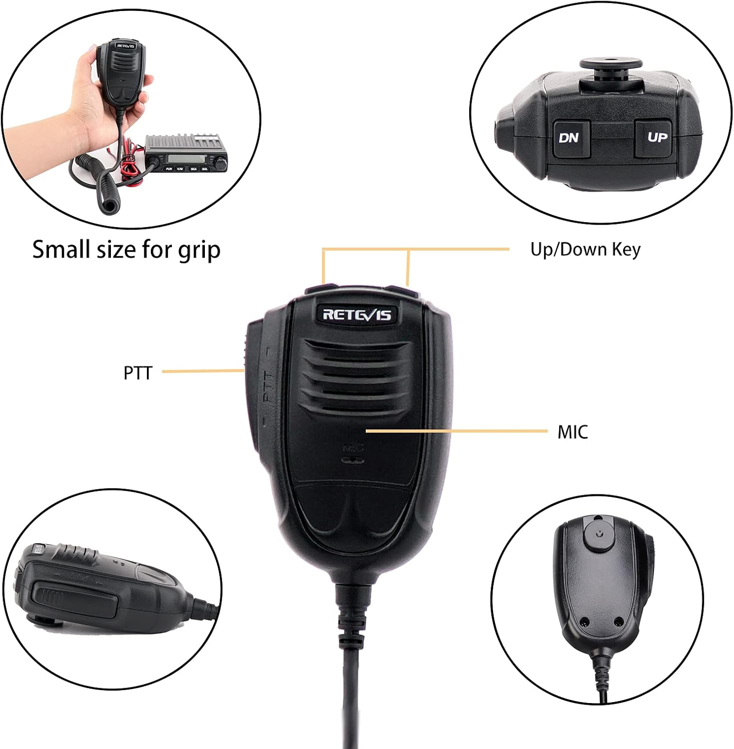Mobile Radio with Handheld Microphone L7841