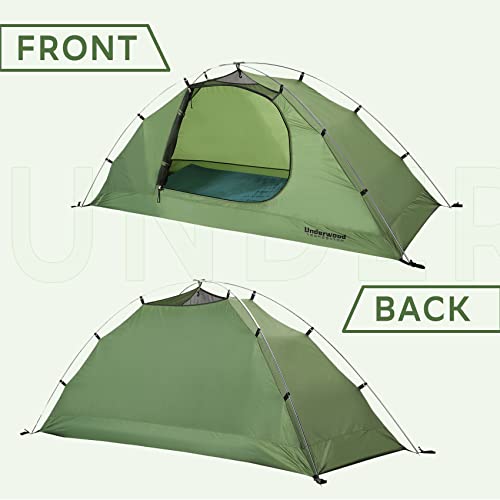 Lightweight 4-Season Waterproof Backpacking Tent for One Person W70894