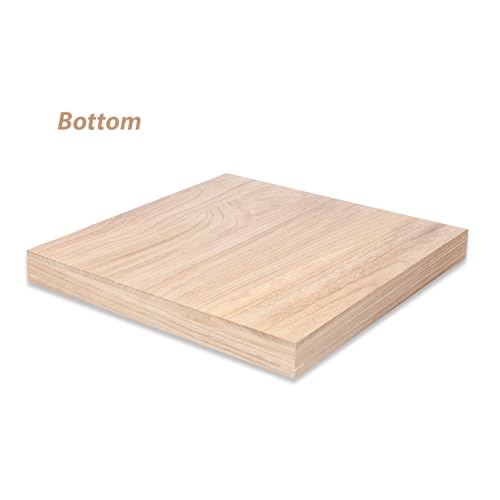 Large Square Rustic Wood Serving Tray 24 x 24 V179435