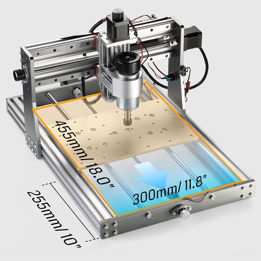 3020-PRO MAX V2 CNC Router Machine with Y-Axis Extension Kit R622