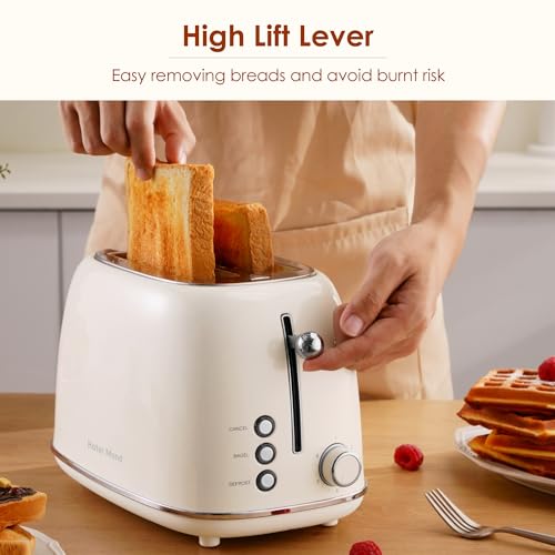 2 Slice Retro Stainless Steel Toaster with Extra Wide Slot Z81928