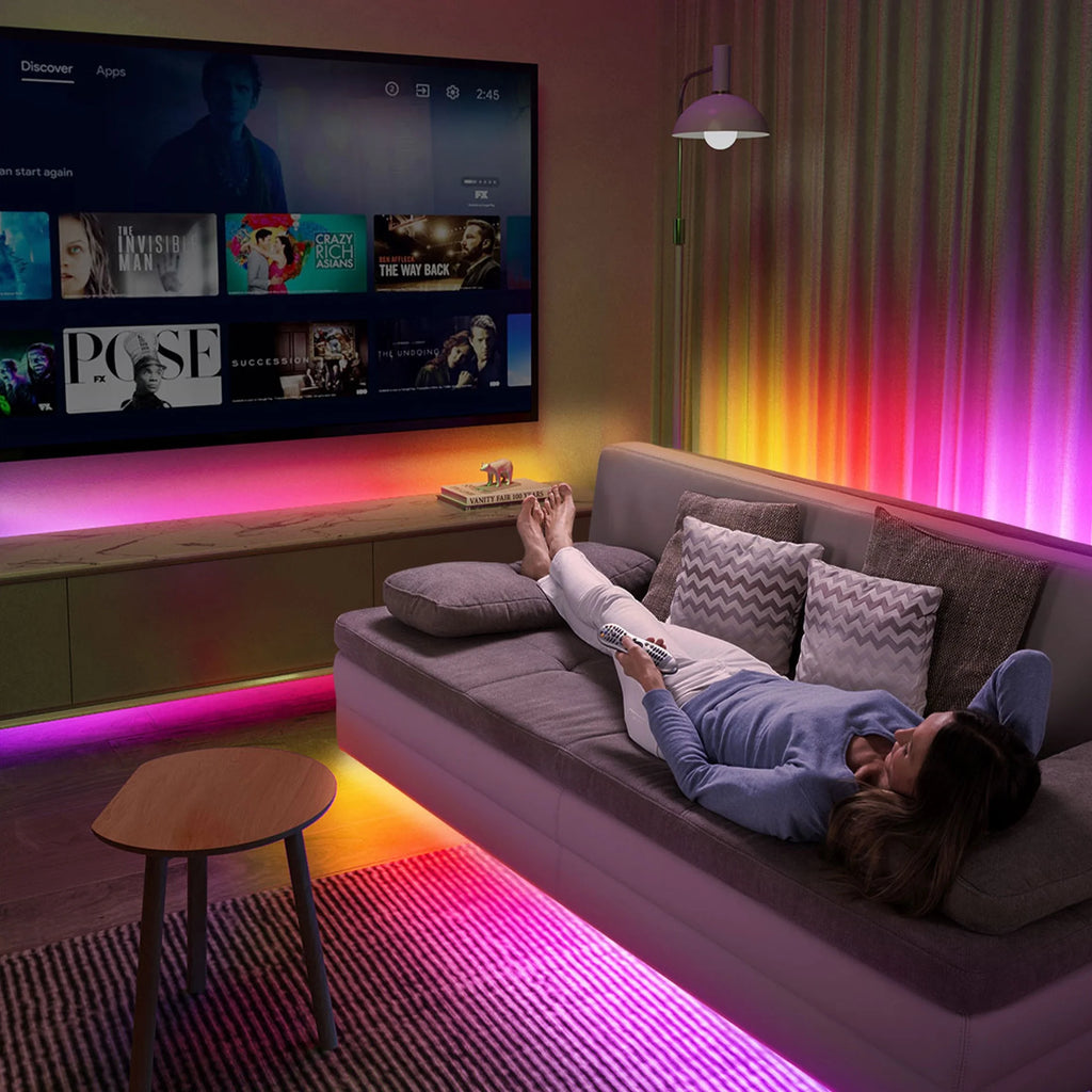 9.8ft Wi-Fi RGBIC LED Strip Light W692323