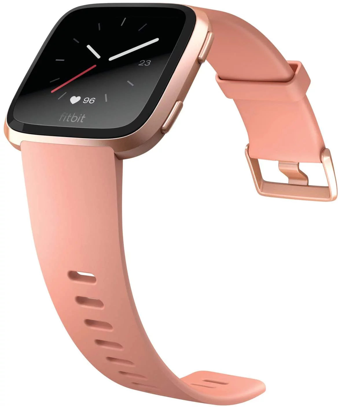 Used Peach Rose Gold Aluminium Smart Watch Q764