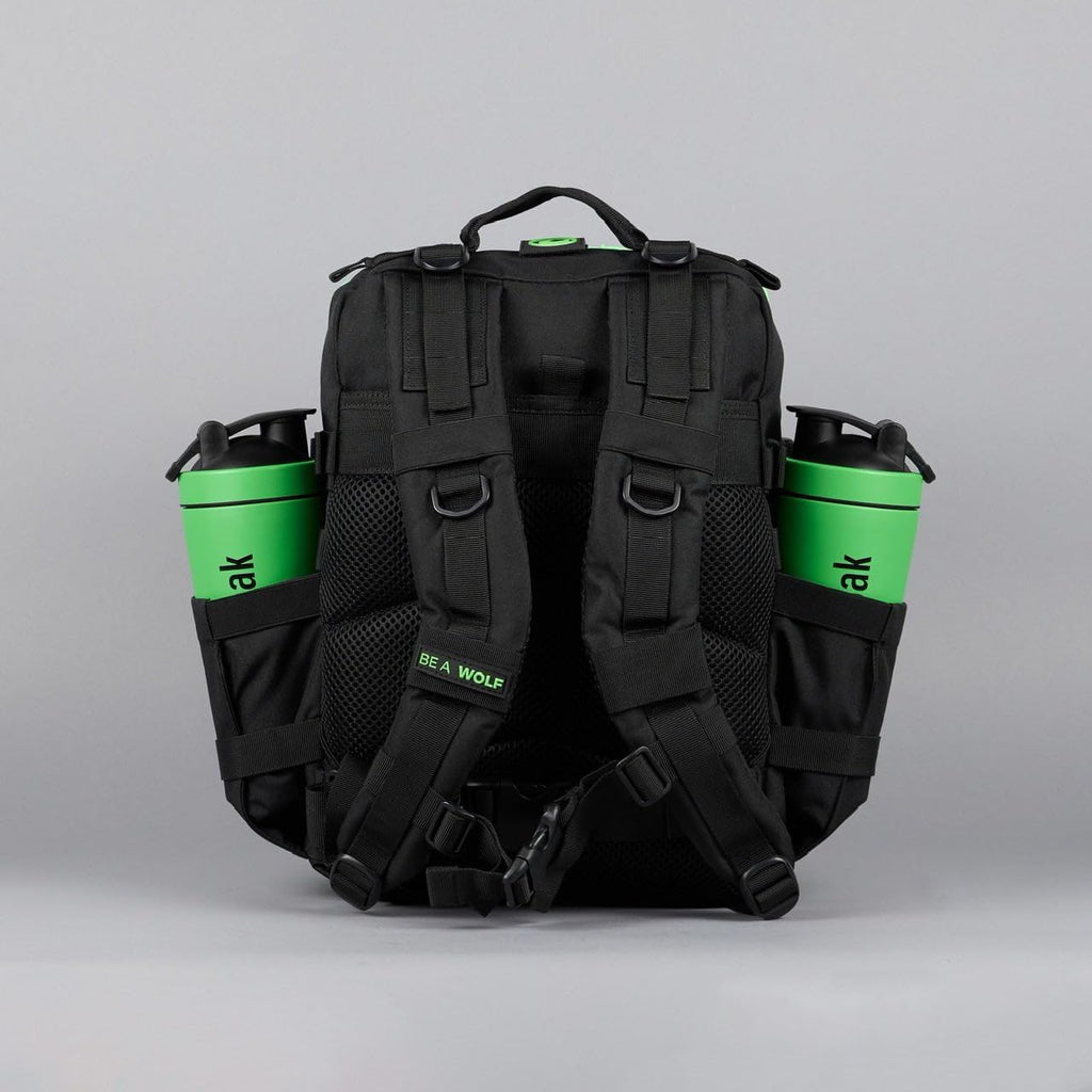 25 L BackPack Black Neon Green E43790